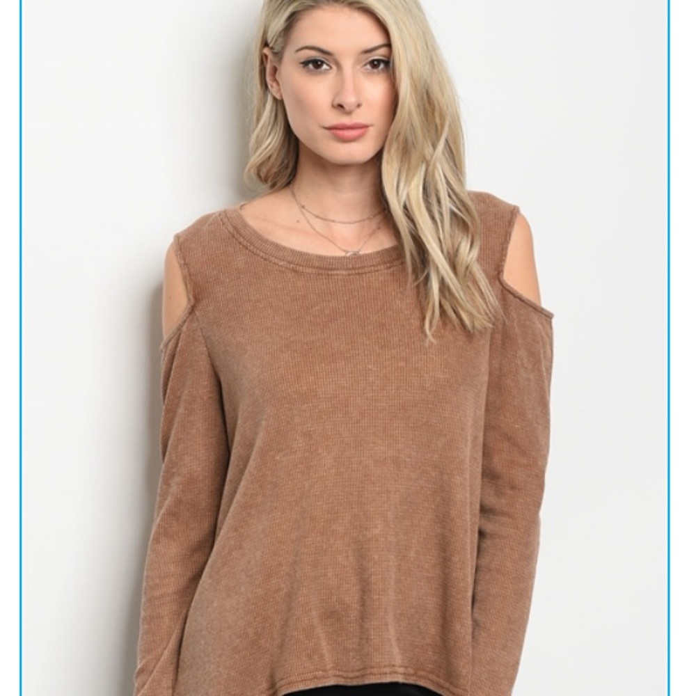 SALE🤗🤗Mocha Cotton Thermal Top NWT